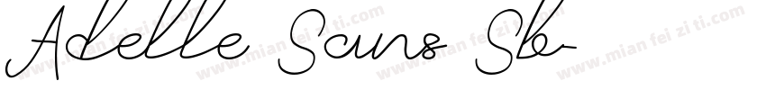 Adelle Sans Sb字体转换
